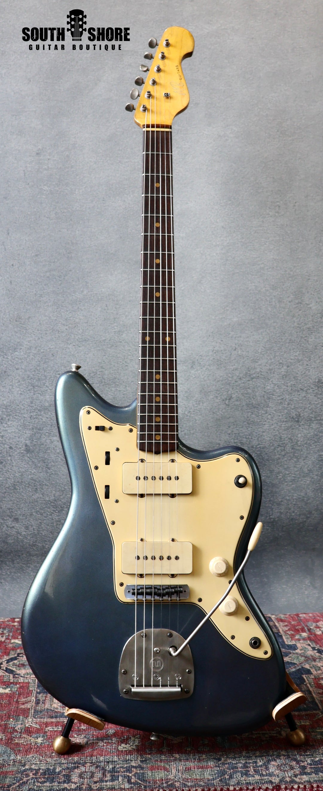 MB Guitars 62 Offset-Lake Placid Blue (S/N94800) by South Shore Guitar Boutique