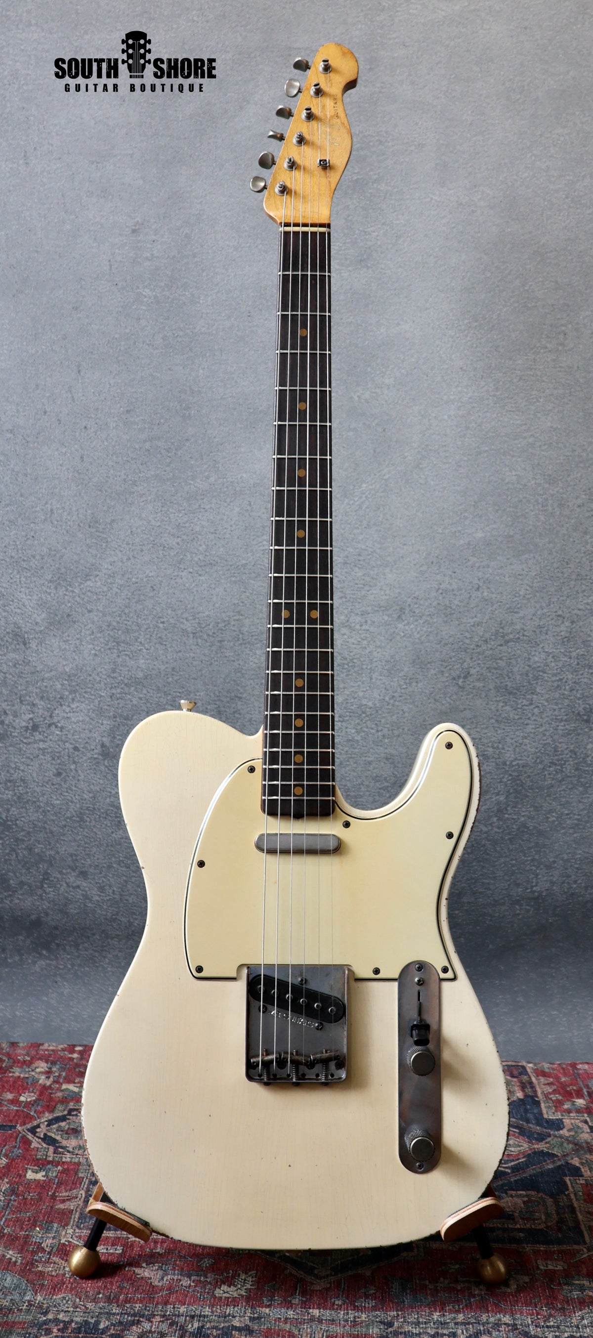 MB Guitars '62 Single Cut-Olympic White (S/N95384) by MB Guitars