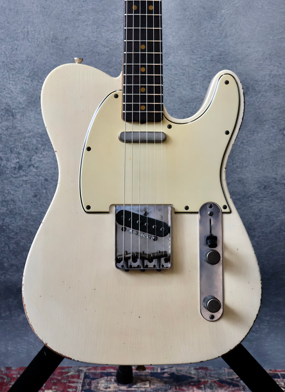 MB Guitars '62 Single Cut-Olympic White (S/N95384) by MB Guitars