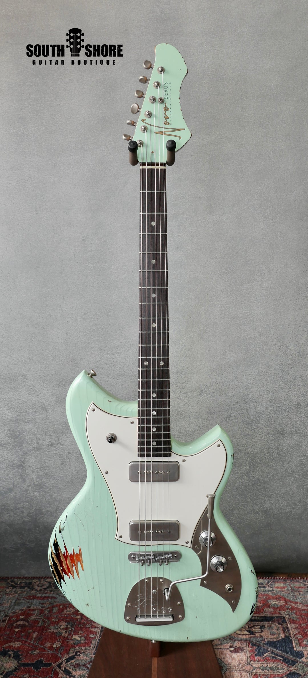 Novo Serus J. Custom in Surf Green over Sunburst (Authorized DFealer) by Novo