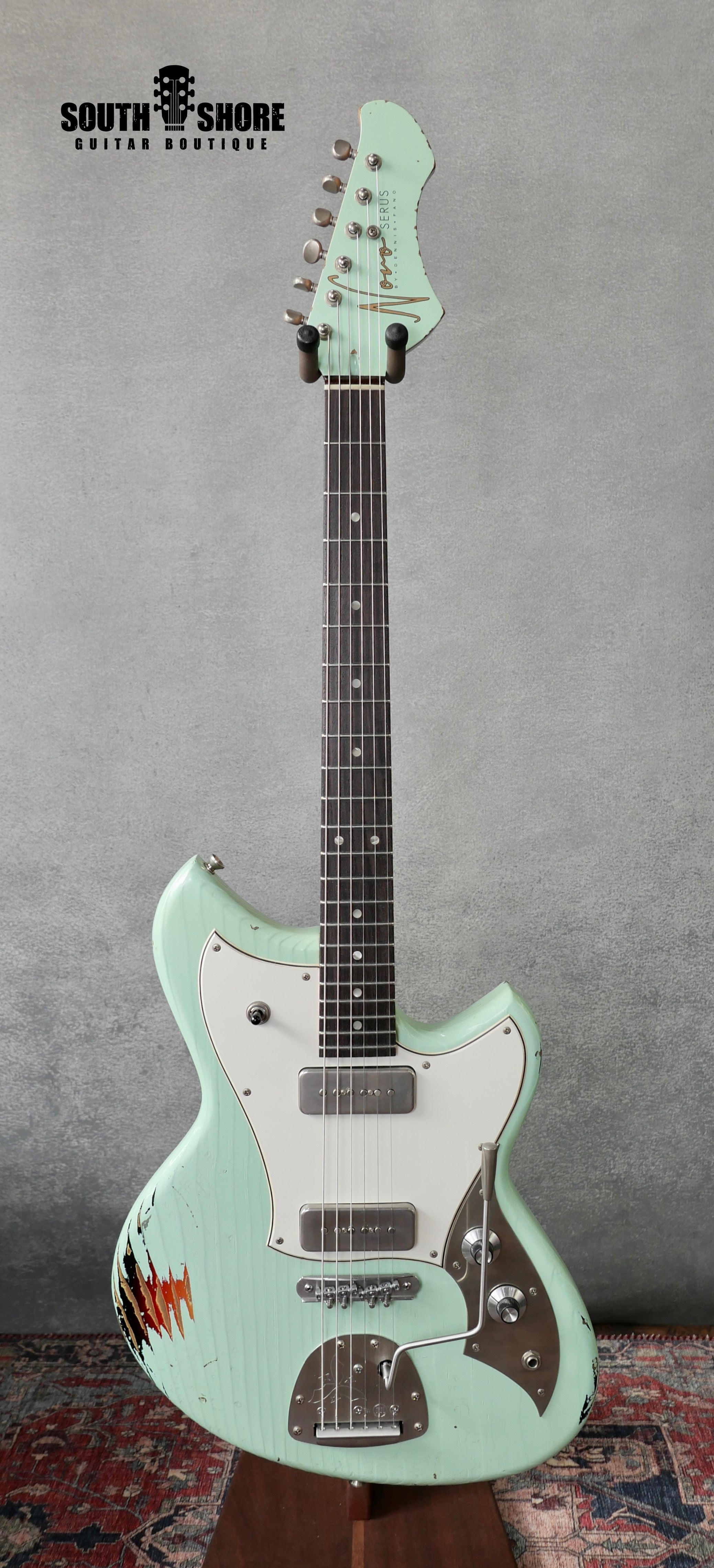 Novo Serus J. Custom in Surf Green over Sunburst (Authorized DFealer) by Novo