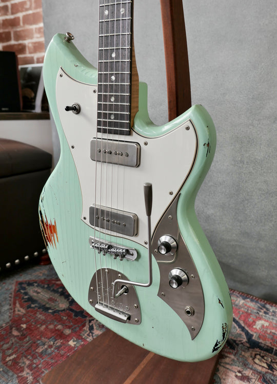 Novo Serus J. Custom in Surf Green over Sunburst (Authorized DFealer) by Novo