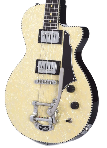 Reverend Rick Vito Soul Shaker in Ivory Pearloid (Authorized Dealer) by Reverend