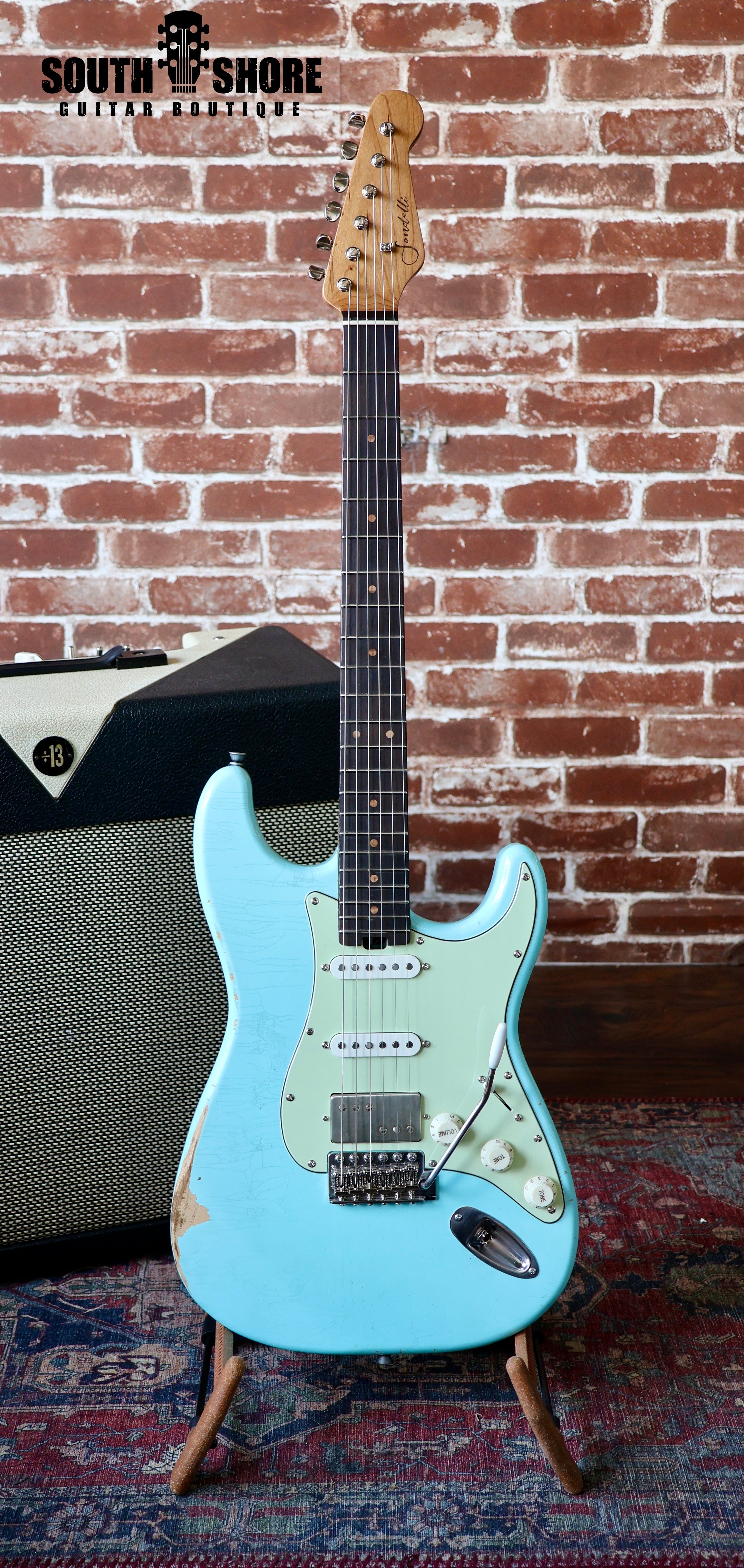 Sondelli Classic S -Daphne Blue Light Relic. NEW (Authorized Dealer) by Sondelli