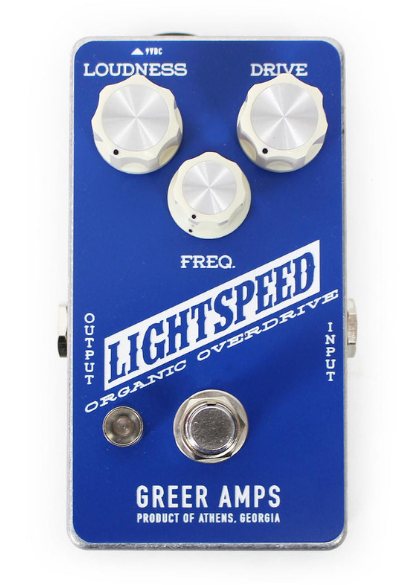 Greer Amps Lightspeed Organic Overdrive-Blue(Authorized Dealer) by Greer Amps