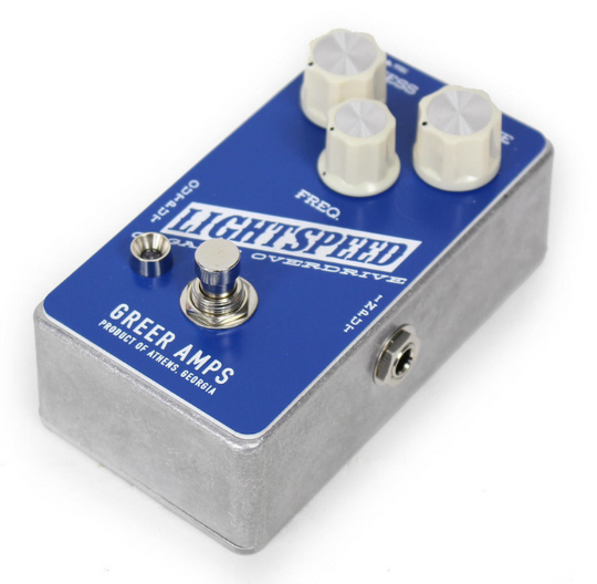 Greer Amps Lightspeed Organic Overdrive-Blue(Authorized Dealer) by Greer Amps