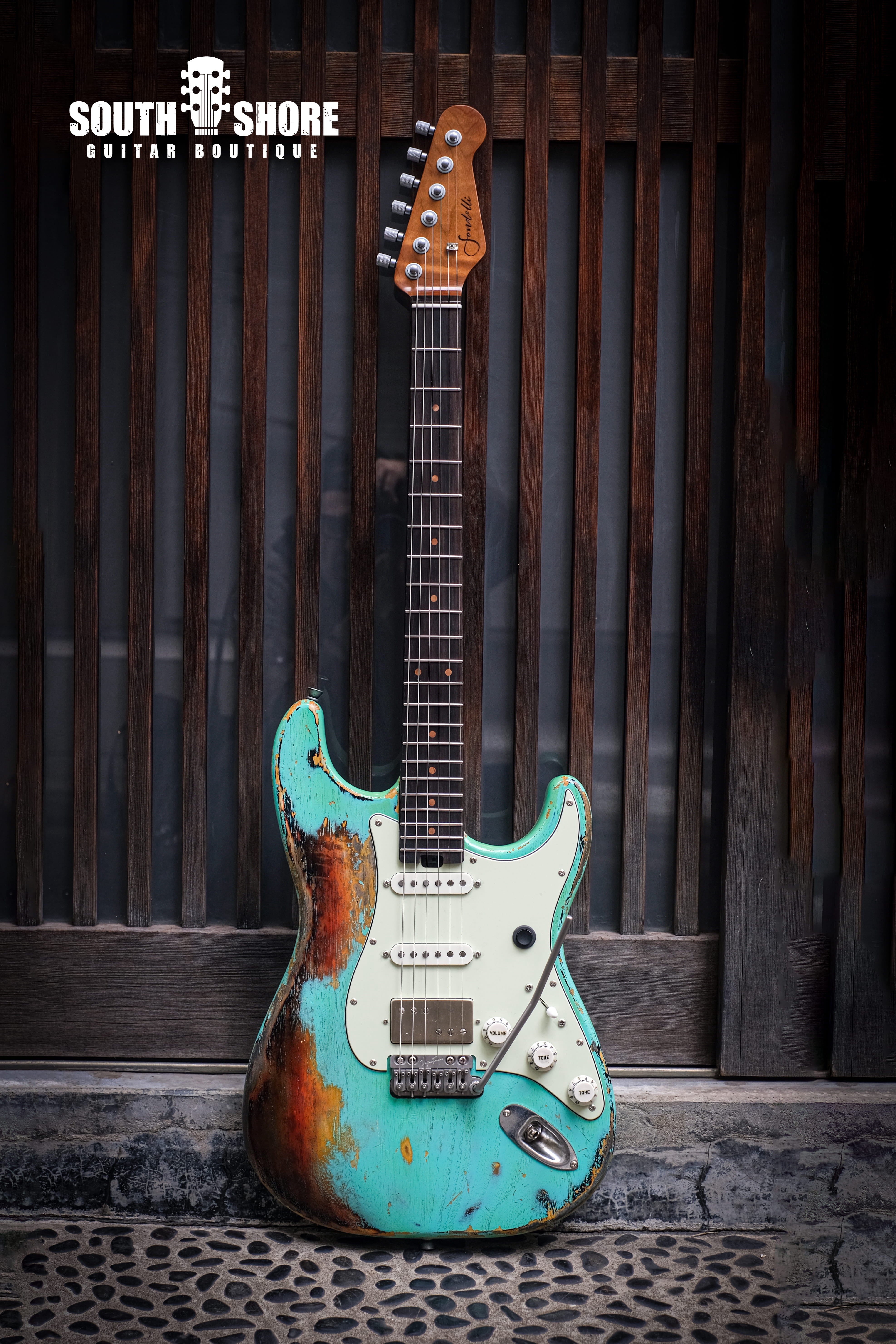 Sondelli Super Classic Mod - Seafoam Green. NEW (Authorized Dealer) by South Shore Guitar Boutique