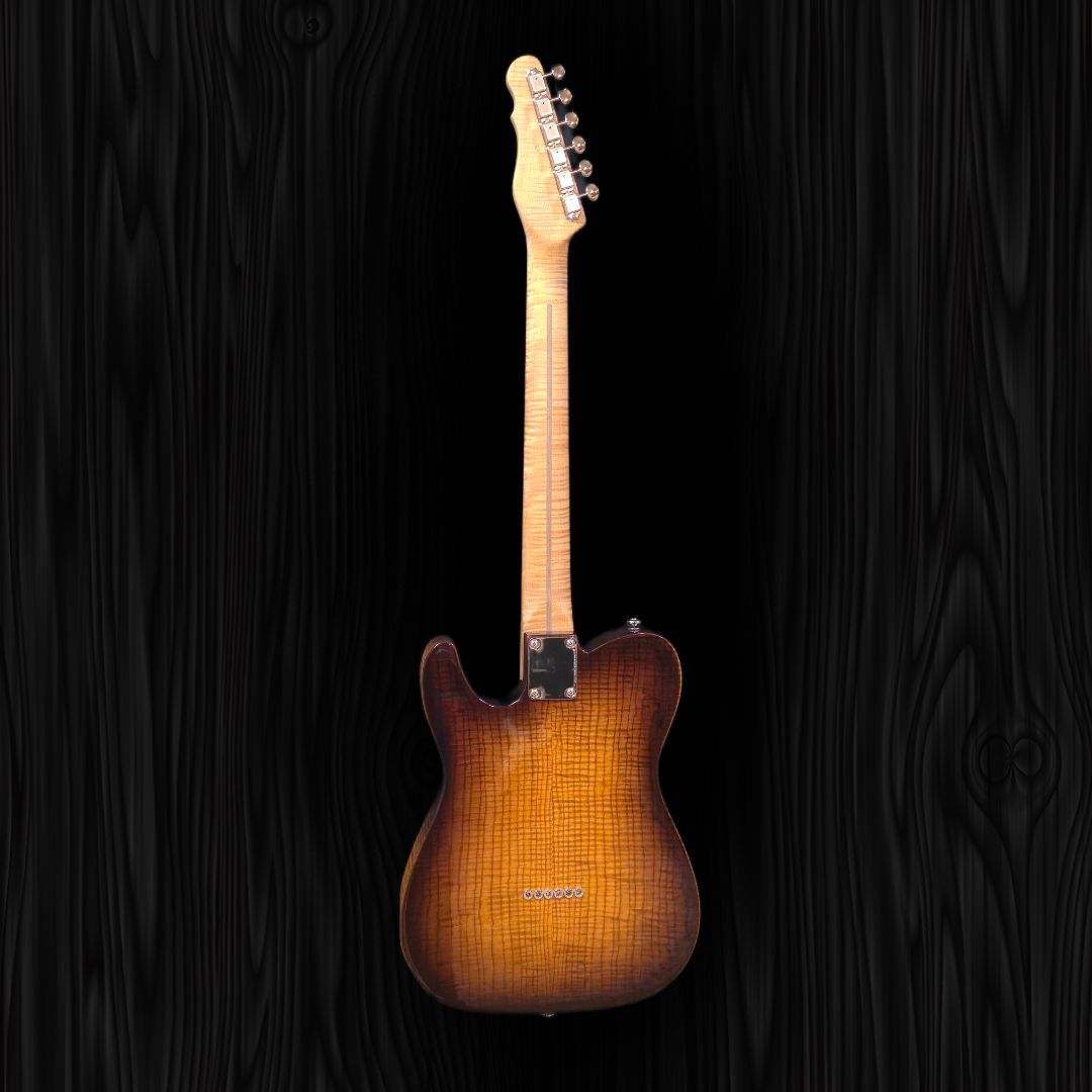 CP Thornton Thinline Classic II-European Fiddleback Ash-Tobacco Burst (Authorized Dealer) by CP Thornton