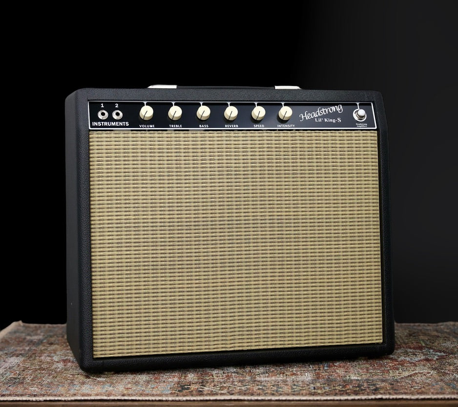 Headstrong  Lil’ King S - 25W w/ 6l6’s - Black / Wheat - 12” GA-SC30. NEW, (Authorized Dealer)