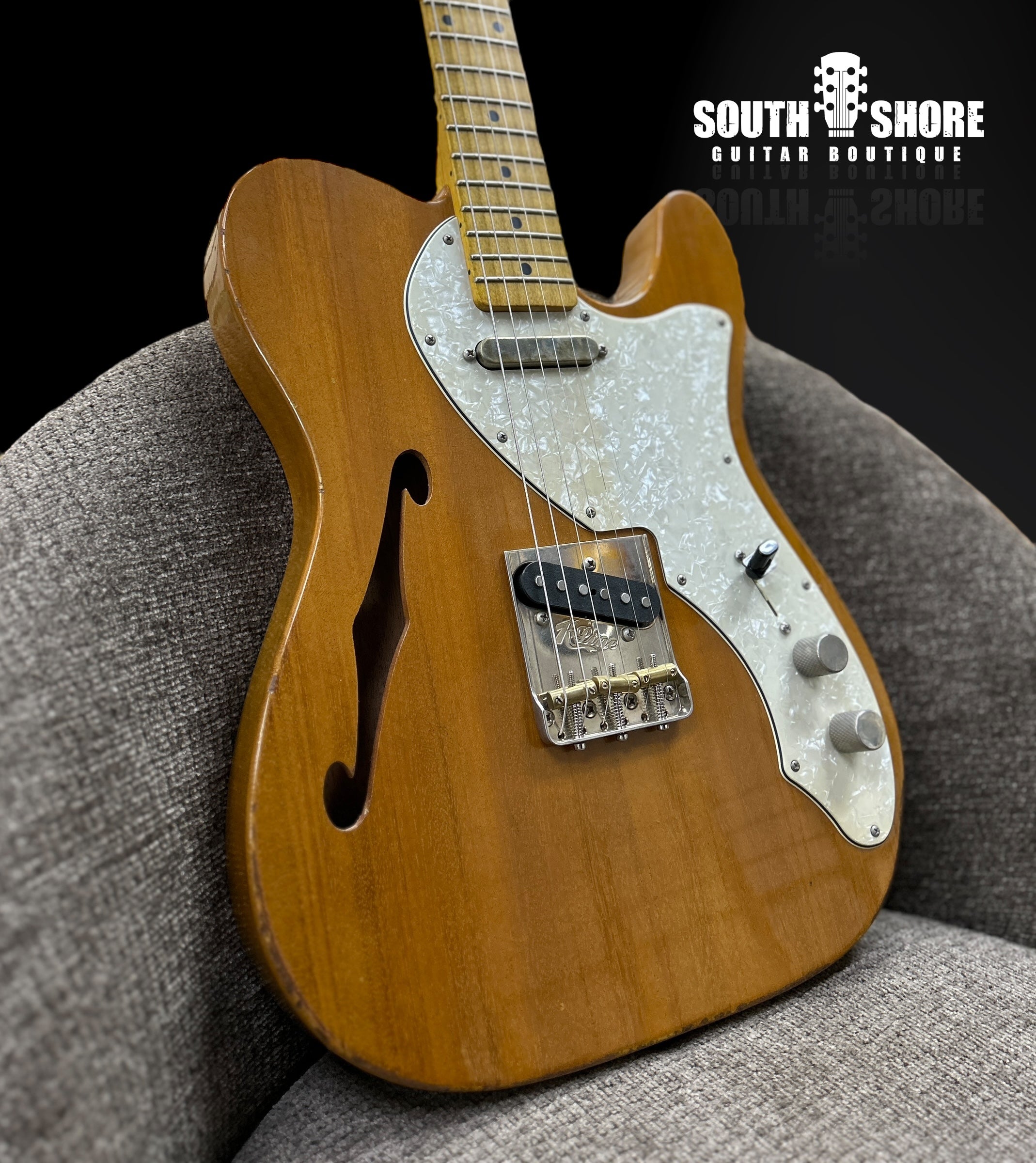 K Line Truxton Thinline Semi Hollow Tele Guitar Maple – South