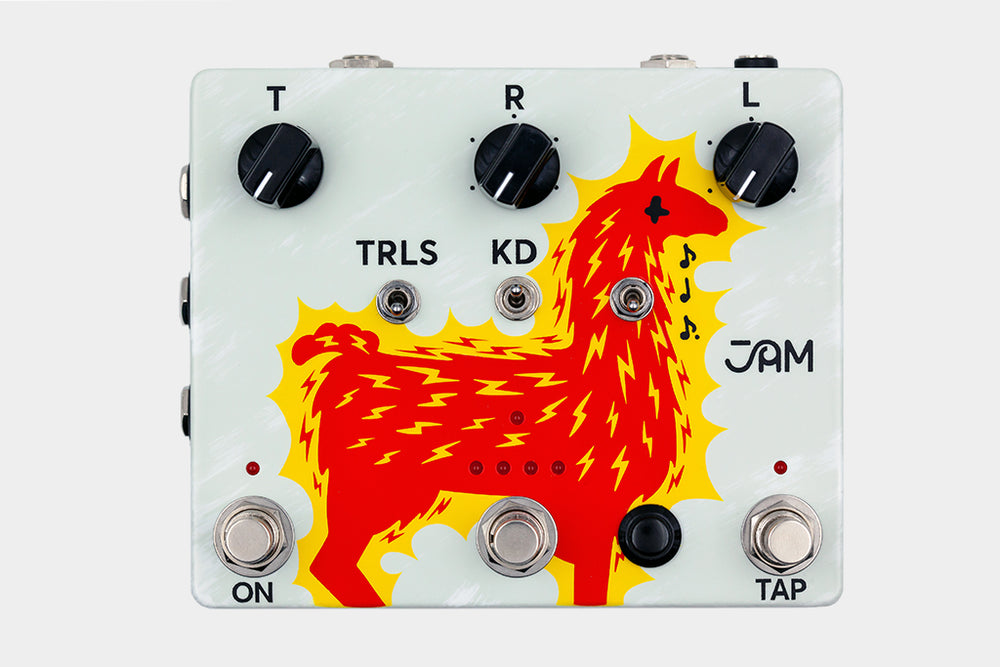 JAM Pedals Delay Llama Xtreme 2024 - Graphics. NEW, (Authorized Dealer)