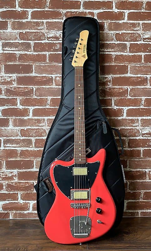 Prisma Guitars Sunset Custom, Red, Light Relic, Mojo UK Gold Foil's, New 2020 (Authorized Dealer)
