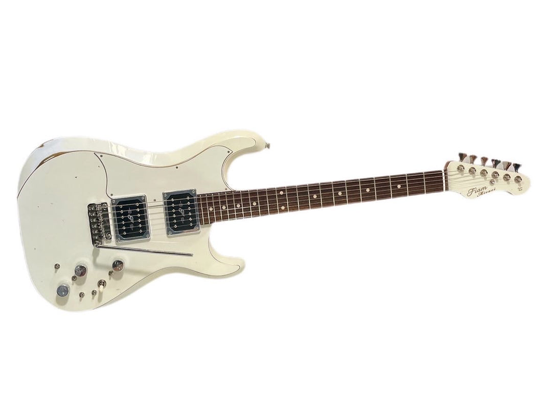 Fiam Guitars Mirari F5 2022 Aged White over Gold, by past Ronin luthier Izzy Lugo (Authorized Fiam Dealer)