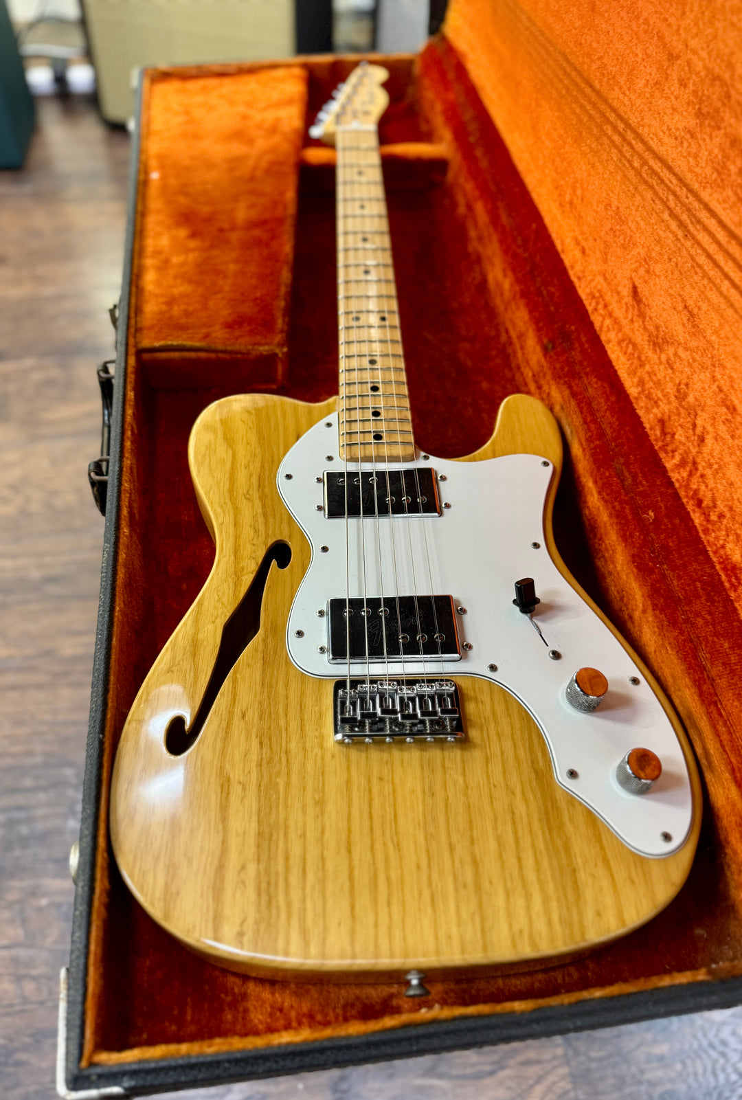 Fender Telecaster Thinline 1973 - Natural - Wide Range Humbuckers - OHSC included