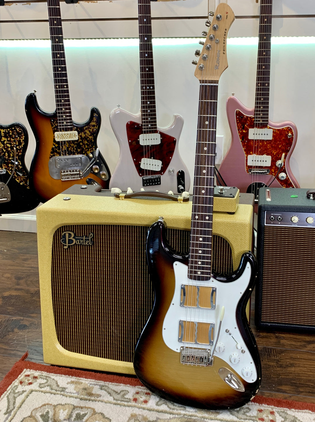 Ronin Foil Bucker Type-S 2020 Goldburst W/ Magic Button &amp; Neck Coil Tap NEW (Authorized Dealer) by Ronin