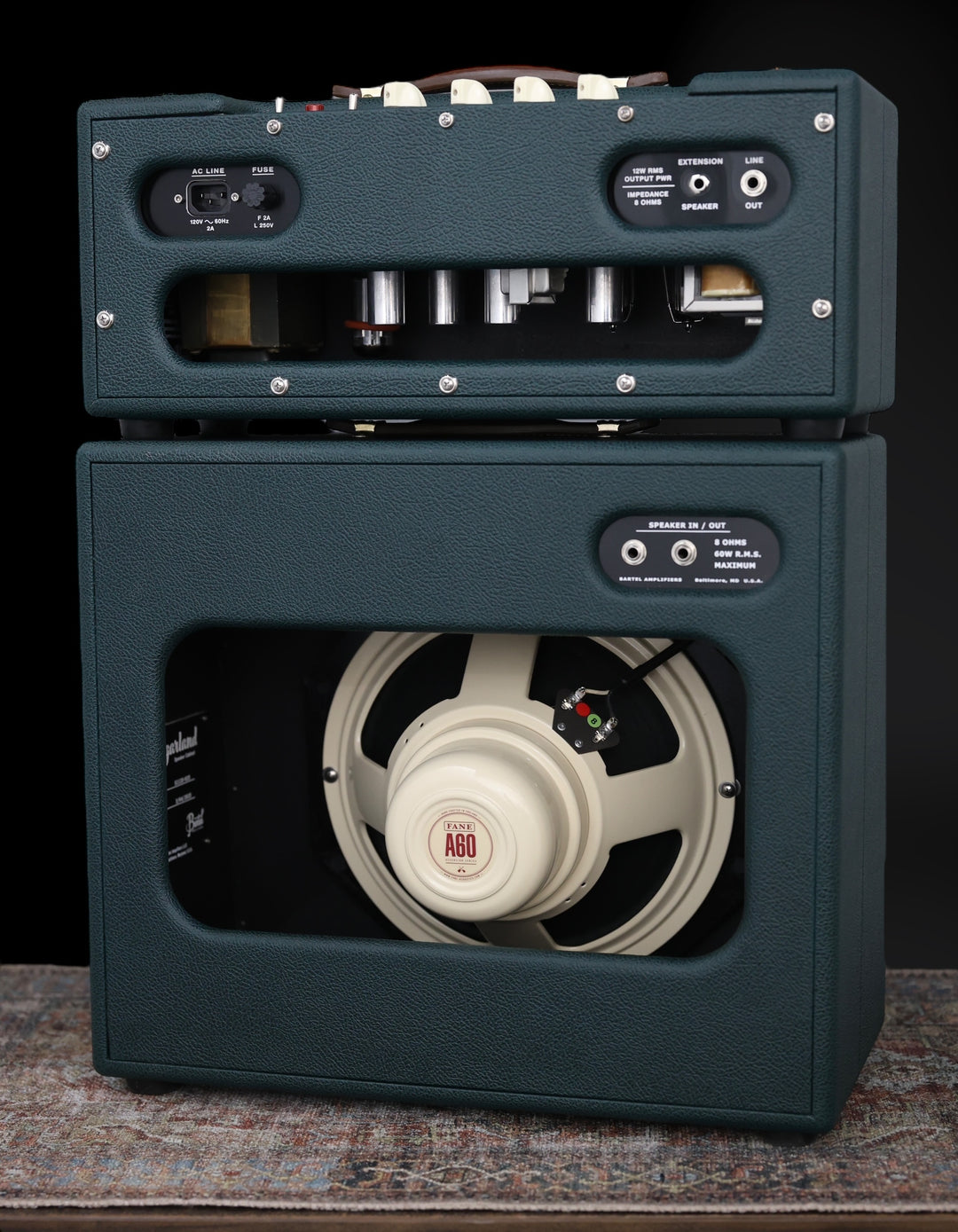 Bartel Sugarland - Head + Cab - EL84’s - 2025 - Emerald Green. NEW, (Authorized Dealer)