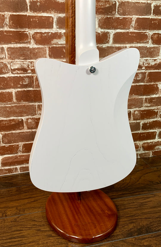 Uma Guitars (Early 2020) Jetson Concrete Grey/Red Anodized, Dual-Foil HB & Piezo Pickup, only 6lbs 7.4oz