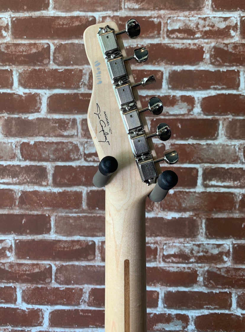 Hahn Model C 2019 White Blonde Jim Campilongo Signature Model (Tele Style Guitar)