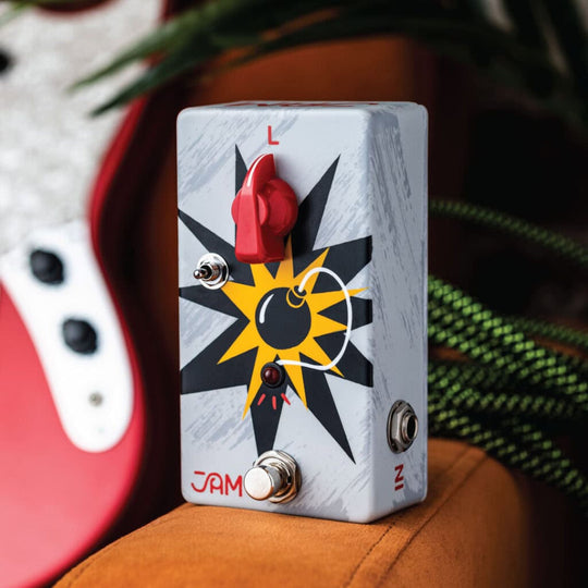 JAM Pedals Boomster MK2 - Graphics. Boost + Volume Control via Exp Pedal Input. NEW, (Authorized Dealer)