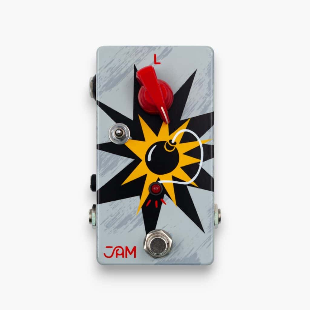 JAM Pedals Boomster MK2 - Graphics. Boost + Volume Control via Exp Pedal Input. NEW, (Authorized Dealer)