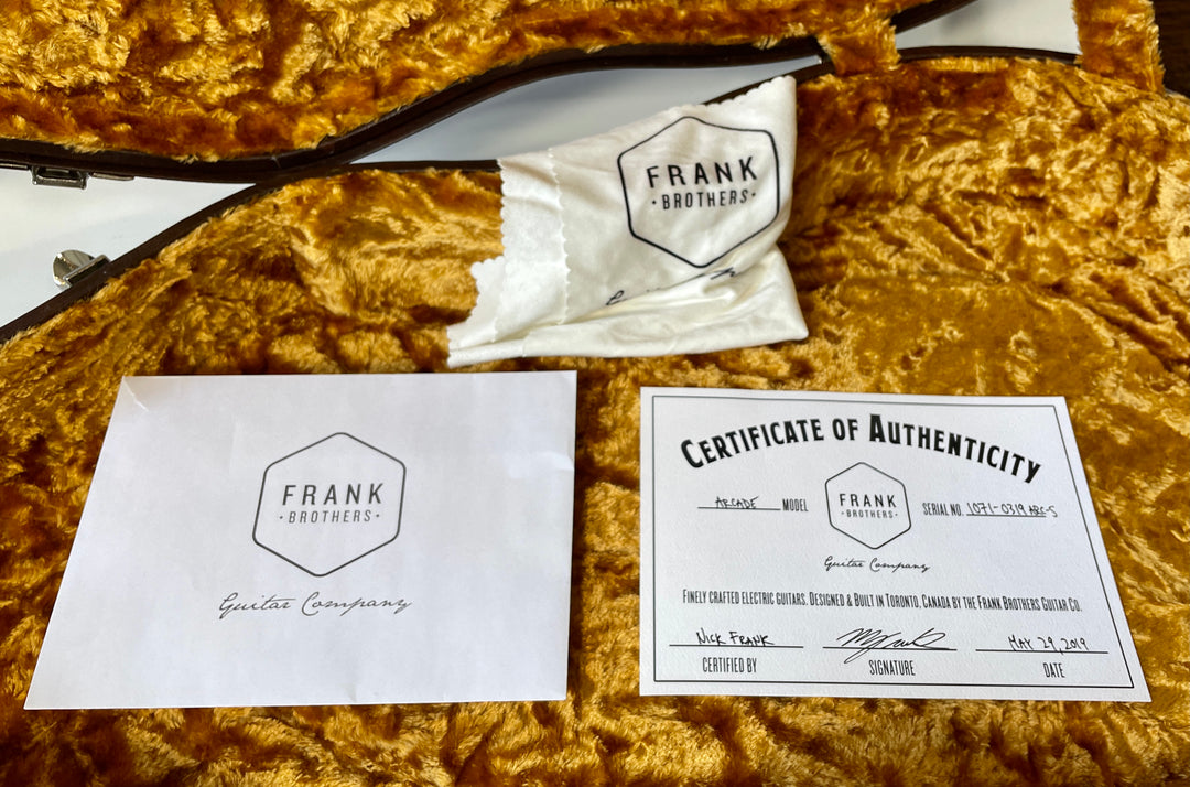 Frank Brothers Arcade 2019 Copper Top / Natural McNelly Pickups