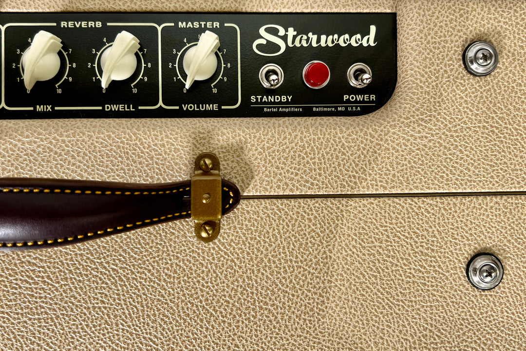 Bartel Amps Starwood (Store demo model / 2022) Cream / Oxblood Grill. New, re-tubed w/ same model TAD Tubes (Authorized Dealer)