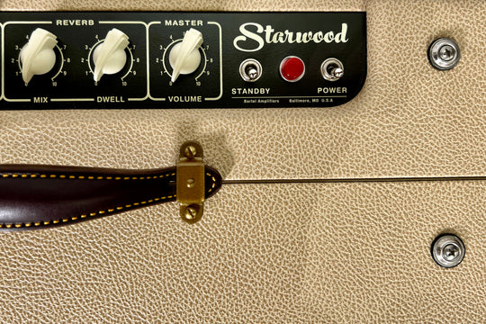 Bartel Amps Starwood (Store demo model / 2022) Cream / Oxblood Grill. New, re-tubed w/ same model TAD Tubes (Authorized Dealer)