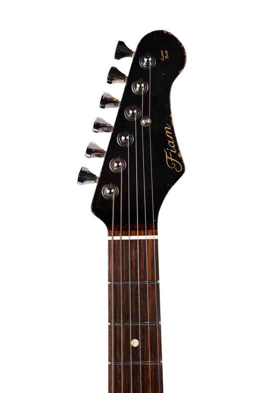 Fiam Guitars Mirari F5 2023 - Aztec Gold over Silver. By past Ronin Guitars luthier Izzy Lugo. NEW (Authorized Dealer)