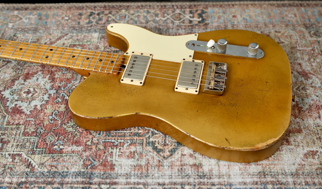 Nacho Banos 1949 Prototype, Chambered Hollow Body w/ “PAF” Style Pickups 2019 - Aged Gold. Collector Owned. 5lbs 15oz by Nacho Banos