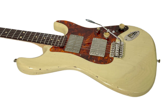 Waterslide Guitars S-Style Dual Foil 2022 Blonde w/ upgraded 1-Piece Body NEW (Authorized Dealer)