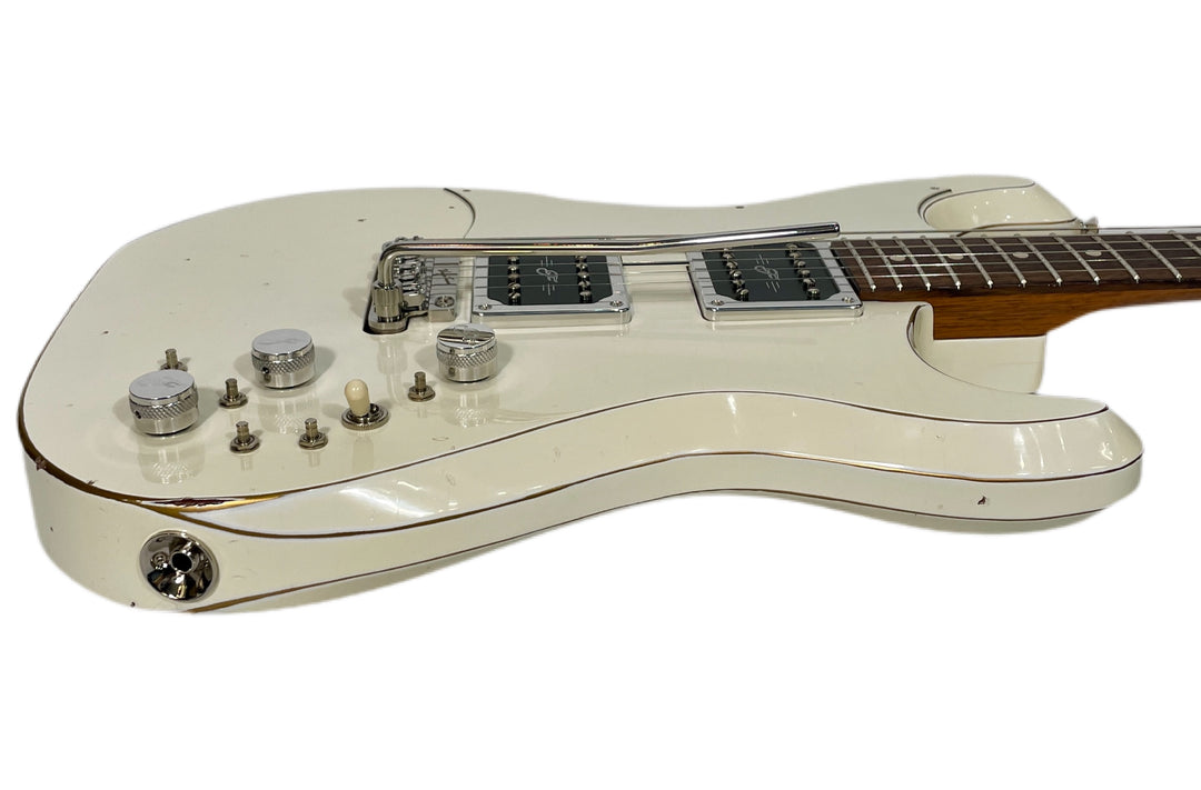 Fiam Guitars Mirari F5 2022 Aged White over Gold, by past Ronin luthier Izzy Lugo (Authorized Fiam Dealer)