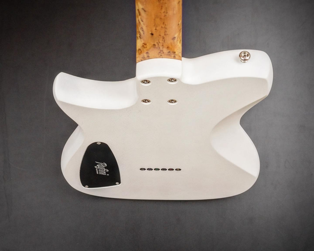 Rufini Guitars Zyco - Bianco Neve (aka Snow White) - Birdseye Maple. NEW. (Authorized Dealer)