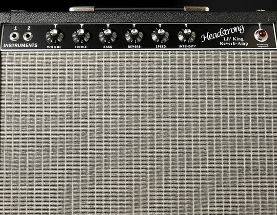 Headstrong Lil’ King Reverb - Black / Aged Silver. GA-SC64 12”