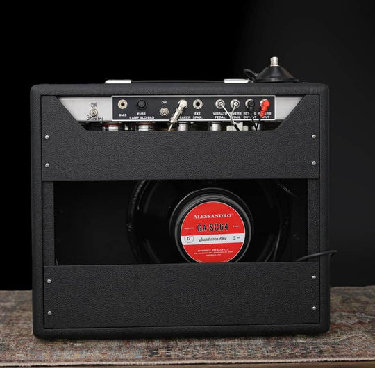 Headstrong Lil’ King S - 25W w/ 6l6’s - Black-Silver cloth 12” GA-SC30. NEW, (Authorized Dealer) by Headstrong