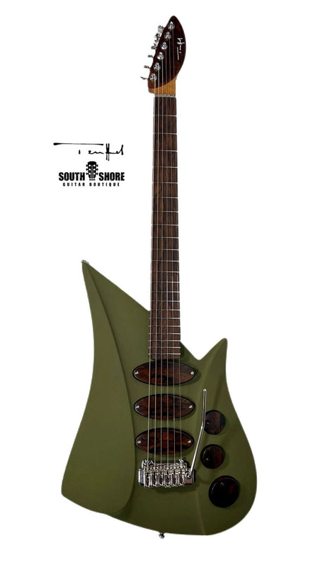 Teuffel Guitars Niwa Custom 2022 Olive / Ziricote (Excellent + Condition)