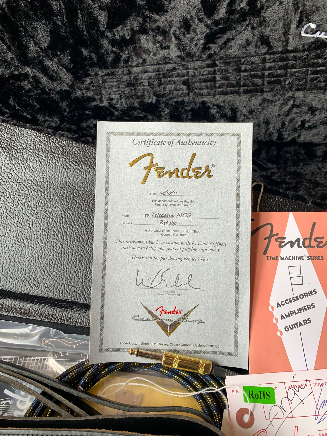 Fender Custom Shop 59 Telecaster Jim Campilongo Signature Model 2011 White Blonde
