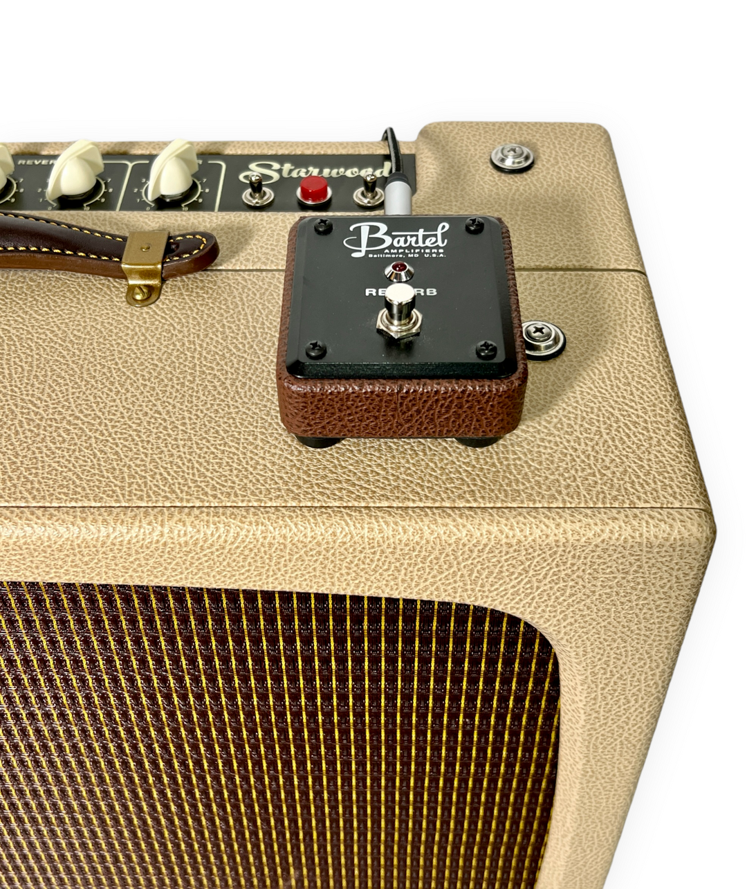 Bartel Amps Starwood (Store demo model / 2022) Cream / Oxblood Grill. New, re-tubed w/ same model TAD Tubes (Authorized Dealer)