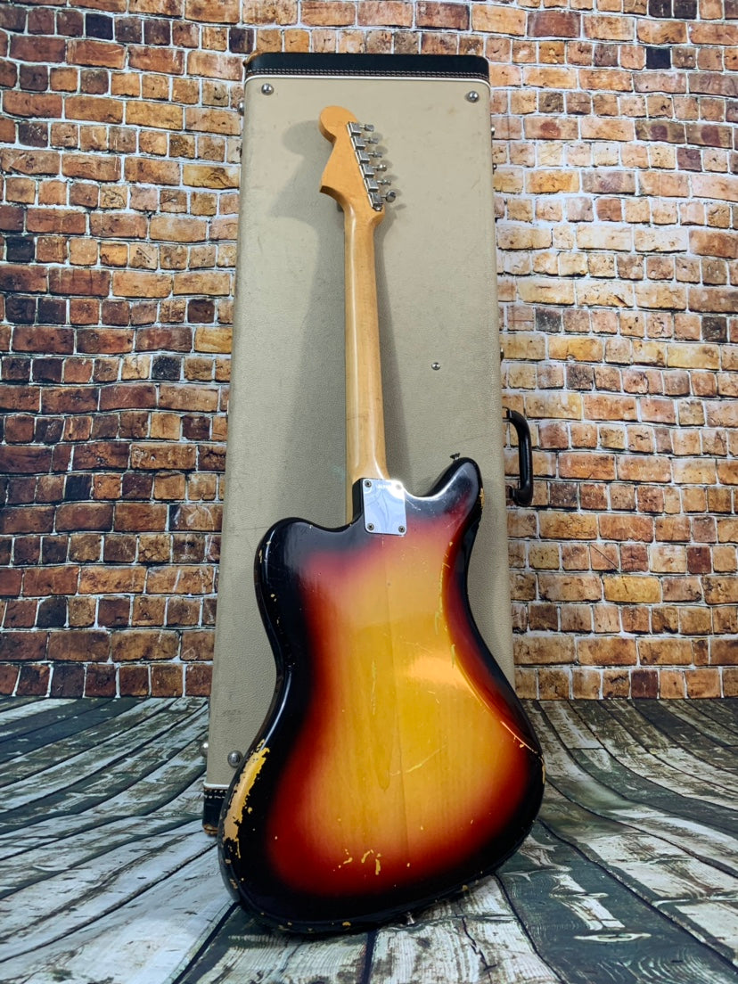 Fender Jaguar Sunburst 1964 Vintage Upgrades Mastery Bridge