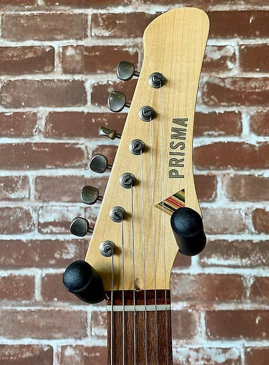 Prisma Guitars Sunset Custom, Red, Light Relic, Mojo UK Gold Foil's, New 2020 (Authorized Dealer)