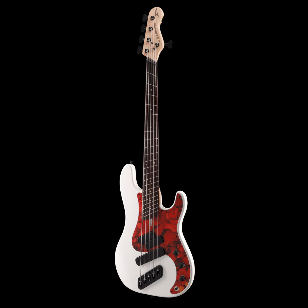 Dingwall SP1 - 5 String BASS - MATTE DUCATI WHITE - NEW, (Authorized Dealer)