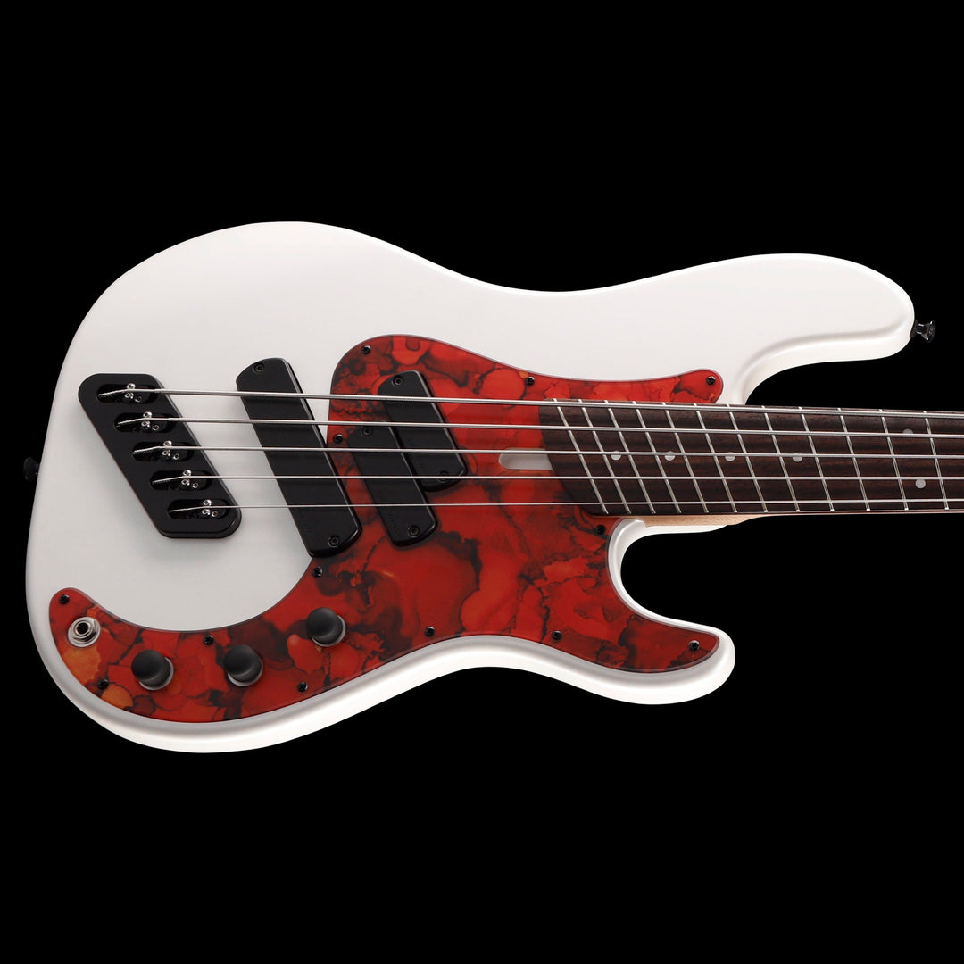 Dingwall SP1 - 5 String BASS - MATTE DUCATI WHITE - NEW, (Authorized Dealer)