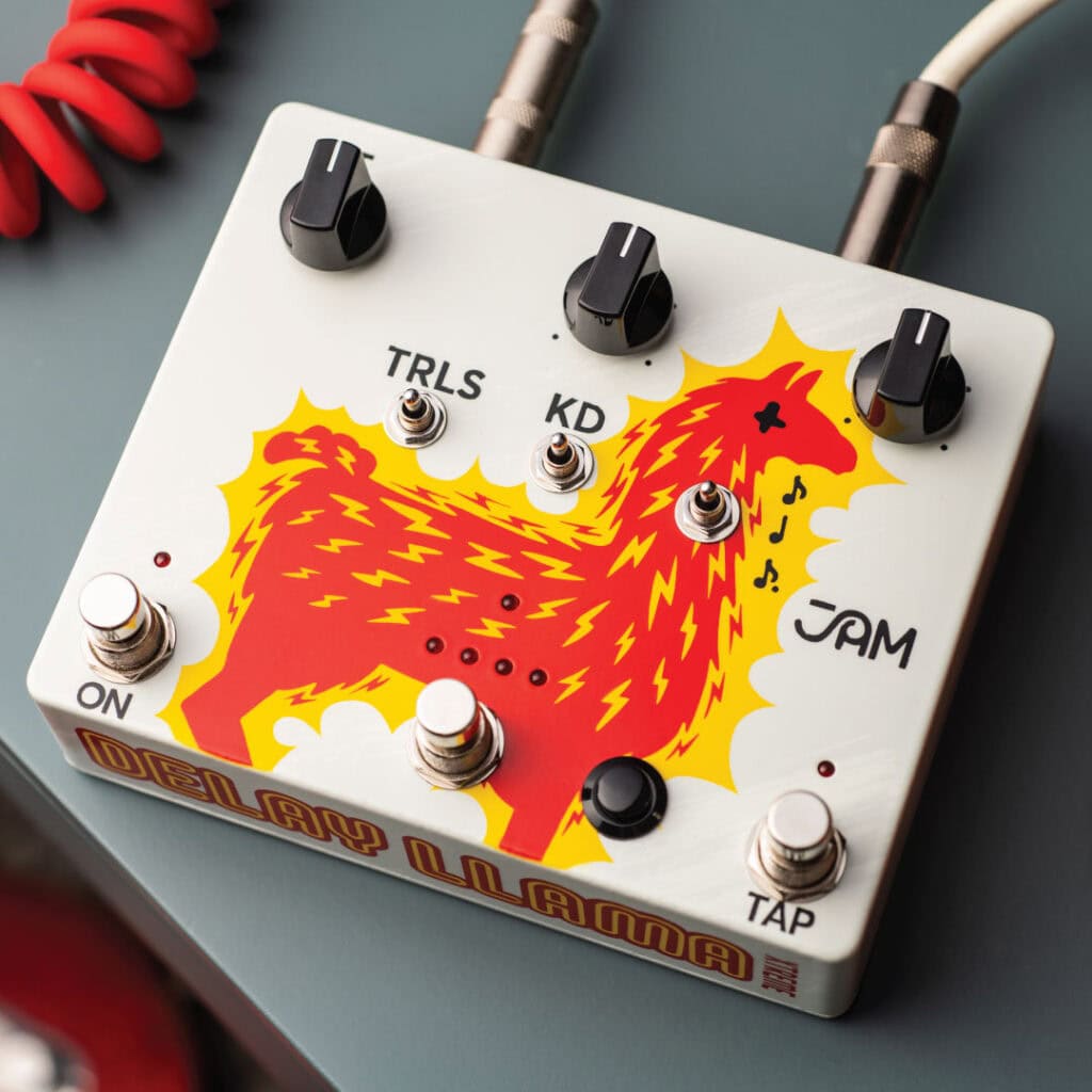 JAM Pedals Delay Llama Xtreme - Graphics. NEW, (Authorized Dealer)