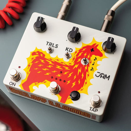 JAM Pedals Delay Llama Xtreme - Graphics. NEW, (Authorized Dealer)