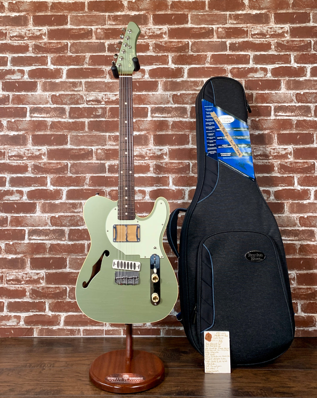 Ronin Betty Thinline "Custom Build" 2020 Pinecrest Green/Natural Redwood 5lbs 9oz  Authorized Dealer