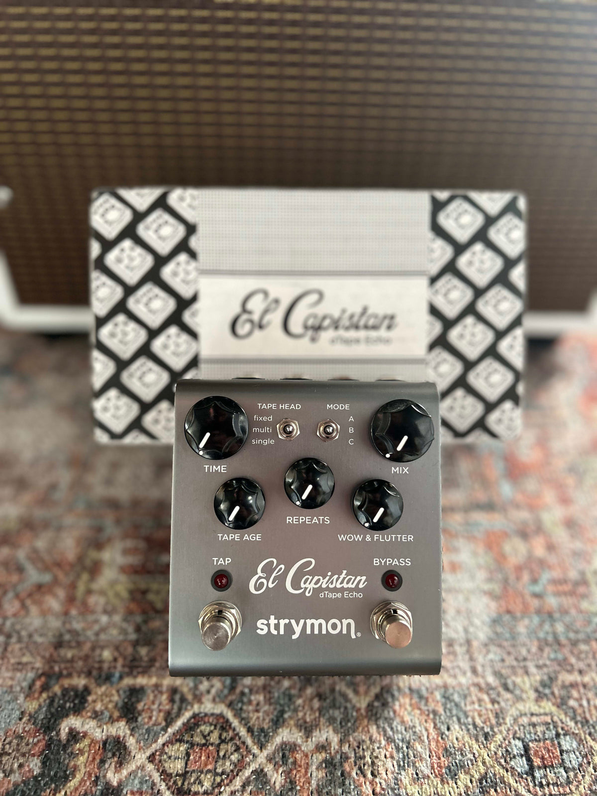 Strymon El Capistan V1 2019 - Grey. Pre-owned by Strymon