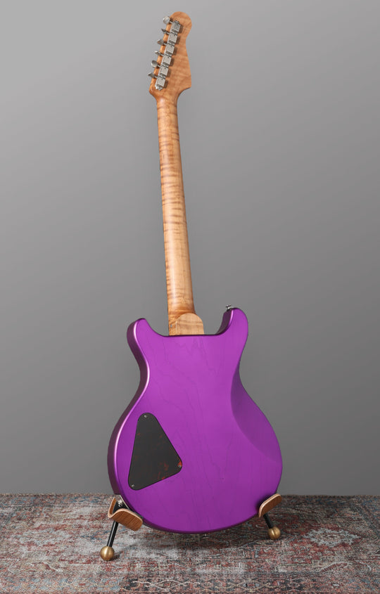 Deimel Guitar Works Doublestar RawTone Set-Neck - 2024 - Open Pore, Matt Purple Candy Metallic. NEW, (Authorized Dealer)
