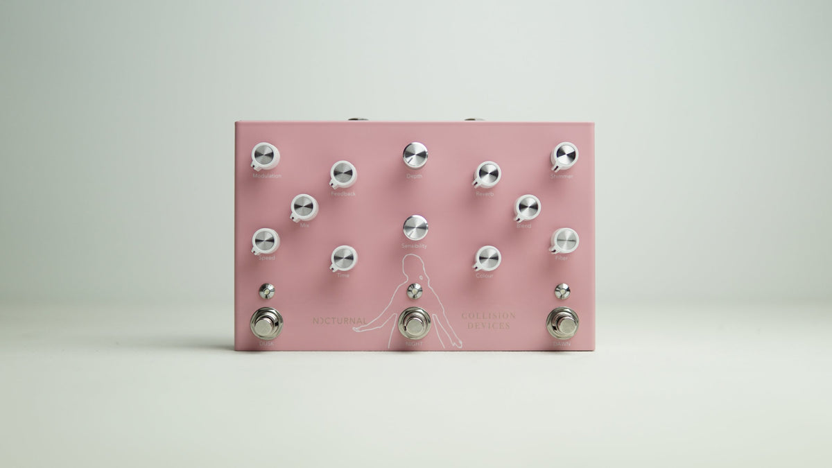 Collision Devices Nocturnal Reverb, Delay & Dynamic Trem, NEW, LTD Edition Pink (Authorized Dealer) by Collision Devices