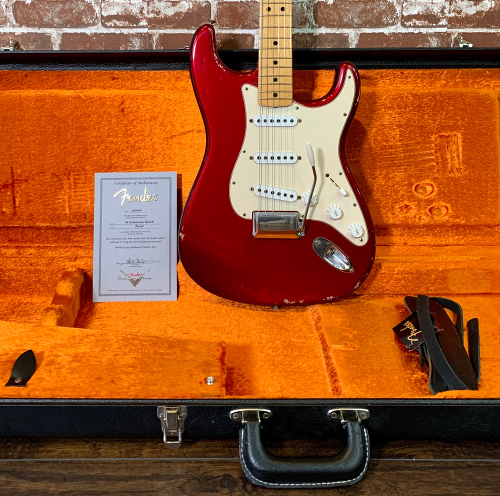 Fender Custom Shop 66 Stratocaster Relic 2007 Candy Apple Red / Aged Hardware