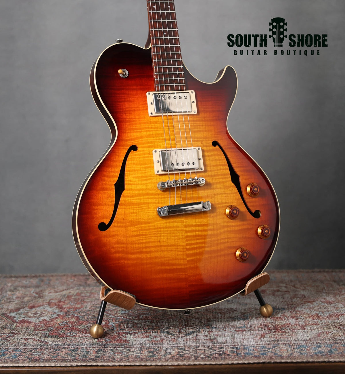 Collings SoCo 15” Carved Maple Top 2016 - Dark Cherry Burst / Lollar LW Imperials by Collings