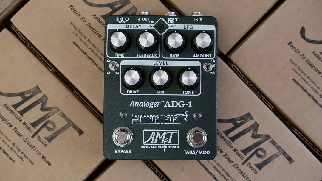 Asheville Music Tools ADG-1 Analog Delay, Dusk Emerald. NEW, (Authorized Dealer)